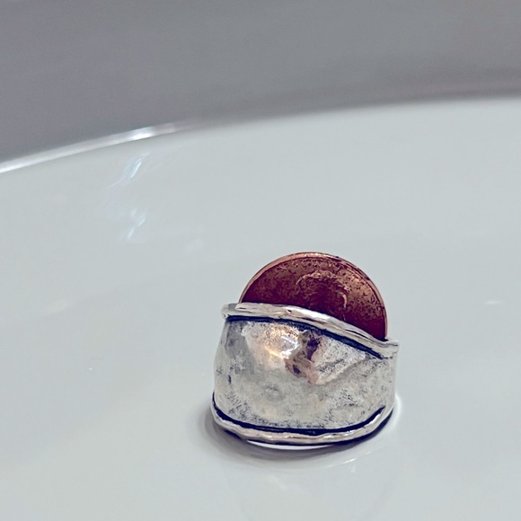 Or Paz Sterling Silver 925 Saddle Ring like new Size 9.5 - Picture 8 of 9